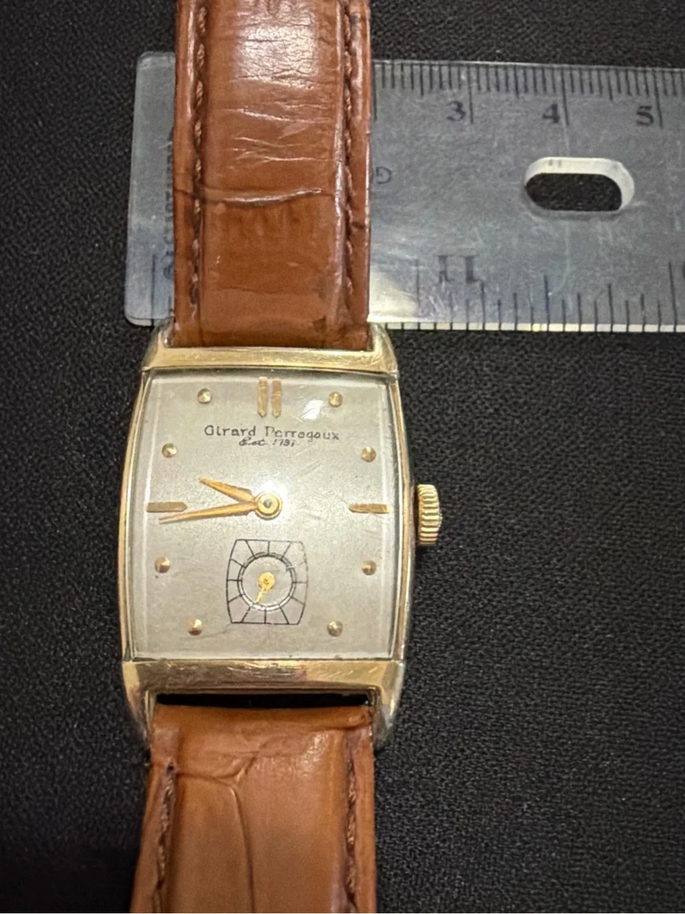 vintage girard perregaux mens watch